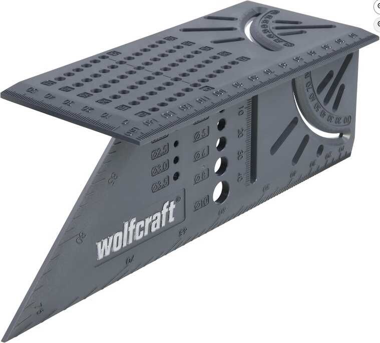 wolfcraft 3D-Gehrungswinkel - für 45°- und 90° 4,45€ statt 10,88€ wolfcraft 3D Gehrungswinkel für 45° und 90° 4,45€ statt 10,88€