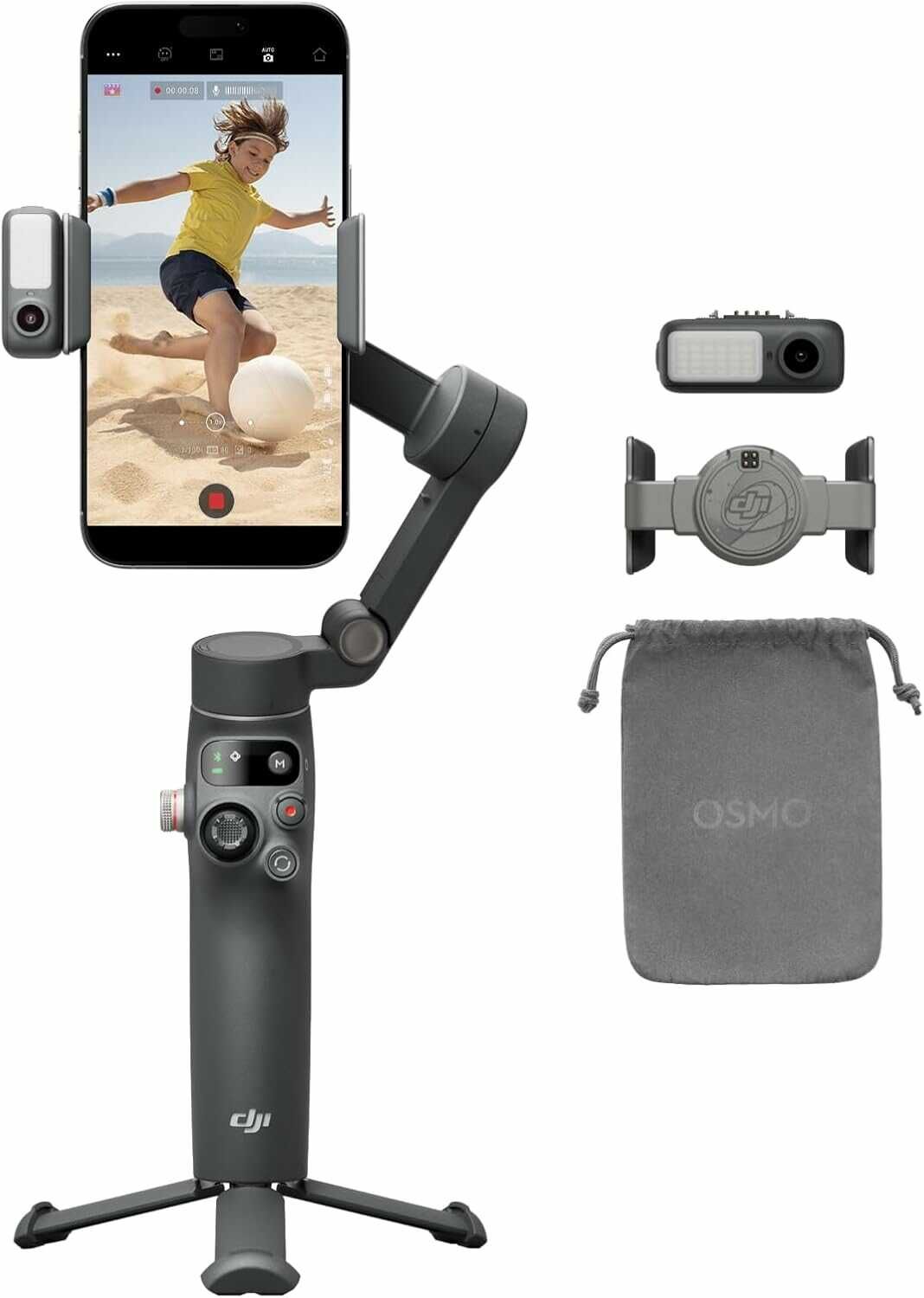 DJI Osmo Mobile 7P Gimbal Stabilisator für iPhone, Android, Natives Tracking für 99,00€ PVG 109,00€