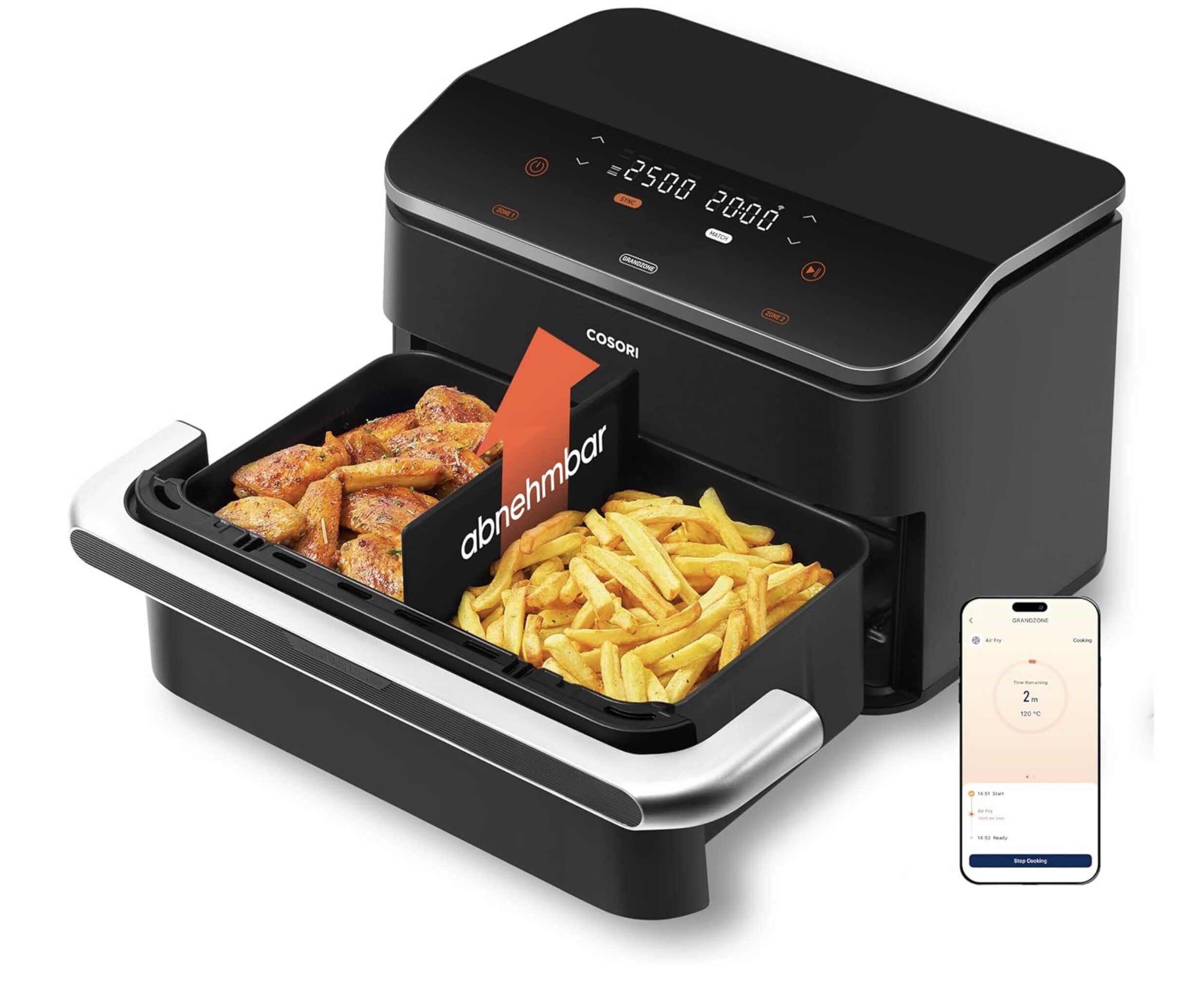 COSORI TF102S Dual Blaze TwinFry 10 L für 179,97€ statt 229,99€