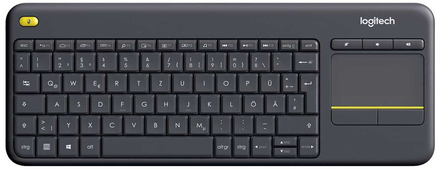 [Prime] Logitech K400 Plus Kabellose Tastatur mit Touchpad   27,99€ statt 31,90€