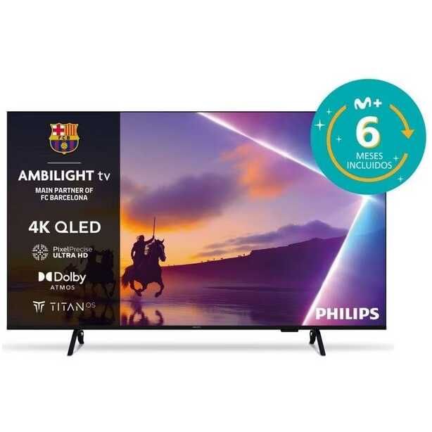 TV Philips QLED 55PUS8400 55 TV Philips QLED 55PUS8400 55 4K UltraHD 60Hz Smart TV Titan OS HDR10+ Ambilight Dolby Atmos 379€ statt 476€