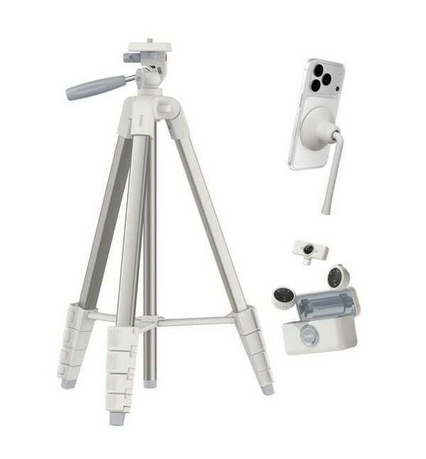 Belkin 3 in 1 Stage Creator Kit: Stativ, magnetischer Smartphone Halter und kabellose Mikrofone für 127,49€ statt 149,99€