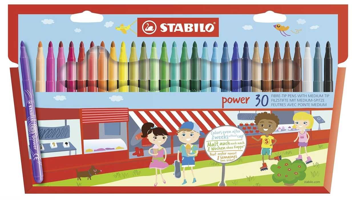 [Prime] STABILO   Filzstift   power | 30er Pack    7,59€ statt 11,58€