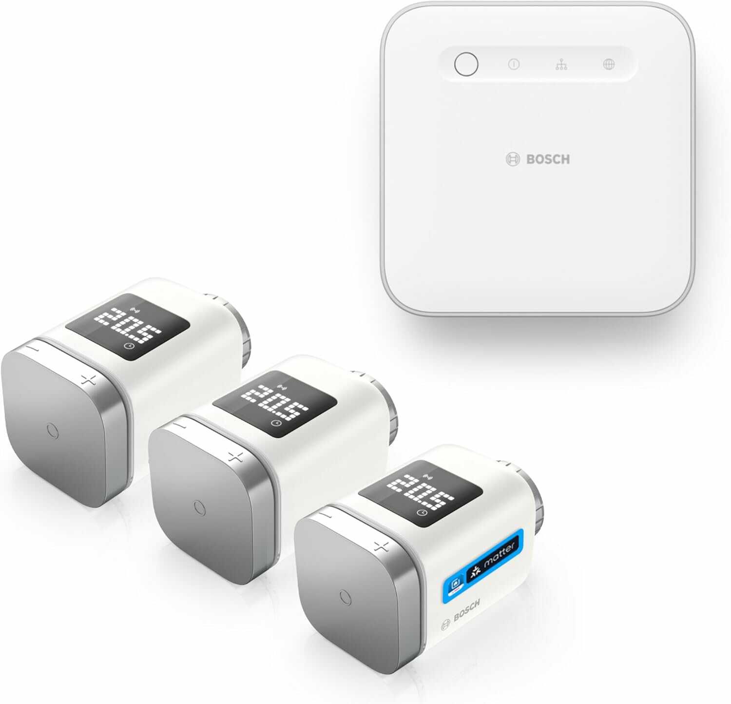 Bosch smarthome Starter Set Heizkörperthermostat II (+M) 3 St. inkl. Controller II und Matter 272,49€ statt 341,90€ Bosch smarthome Starter Set Heizkörperthermostat II (+M) 3 St. inkl. Controller II und Matter 272,49€ statt 341,90€