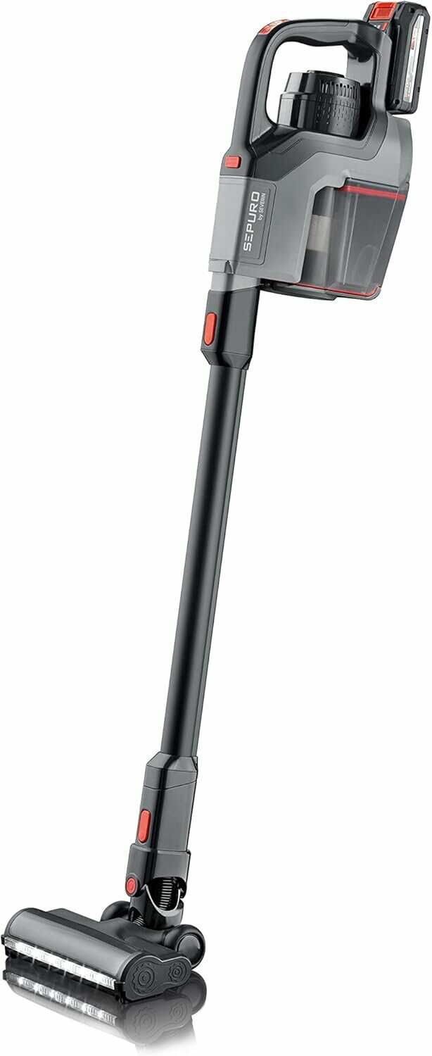 SEVERIN SEPURO Akku Stiel  und Handstaubsauger mit Einhell Power Akku und TURBO Stufe für 109,95€ PVG 138,46€