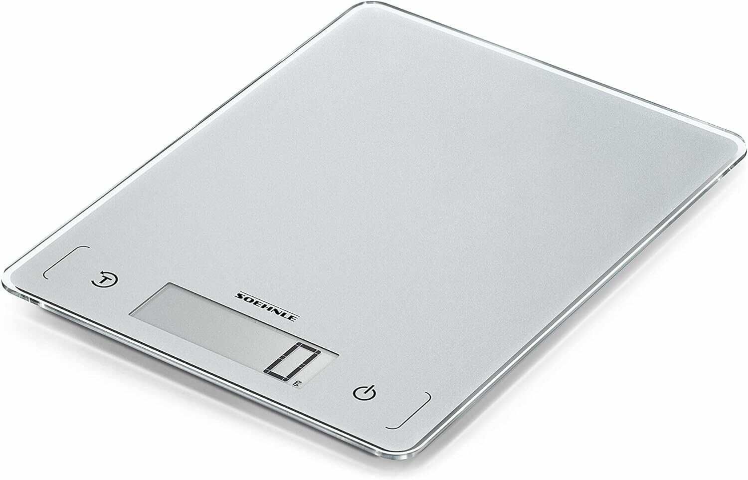 Soehnle Page Comfort 300 slim, digitale Küchenwaage, silber, Gewicht bis zu 10 kg  für 12,98€ PVG 15,99€ 