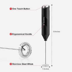 Bonsenkitchen Elektrischer Milchaufschäumer für 6,39€ statt 9,99€