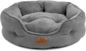 BEDSURE - Katzenbett, 51x48x15 cm, Katzenkorb grau für 9,99€ statt 24,99 BEDSURE   Katzenbett, 51x48x15 cm, Katzenkorb grau für 9,99€ statt 24,99