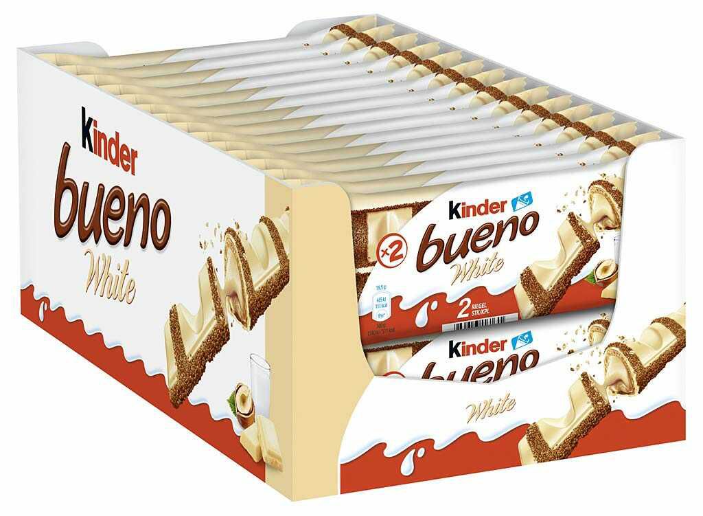 kinder bueno White   mit 30 Packungen 19,99€ statt  29,70€