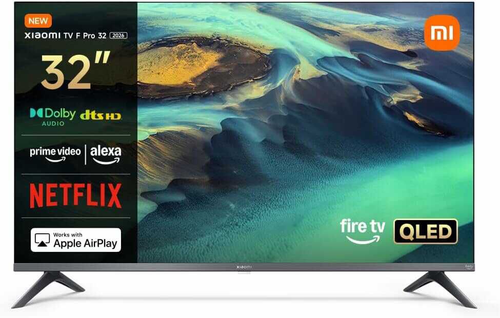 Xiaomi F Pro, 32 Zoll (81 cm), QLED, Smart TV 179€ statt  229€
