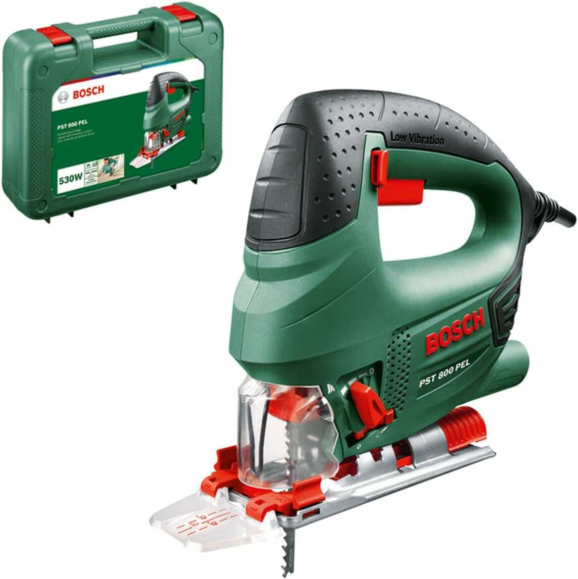Bosch Stichsäge PST 800 PEL (530 Watt, im Koffer) 65,99€ statt  73,86€
