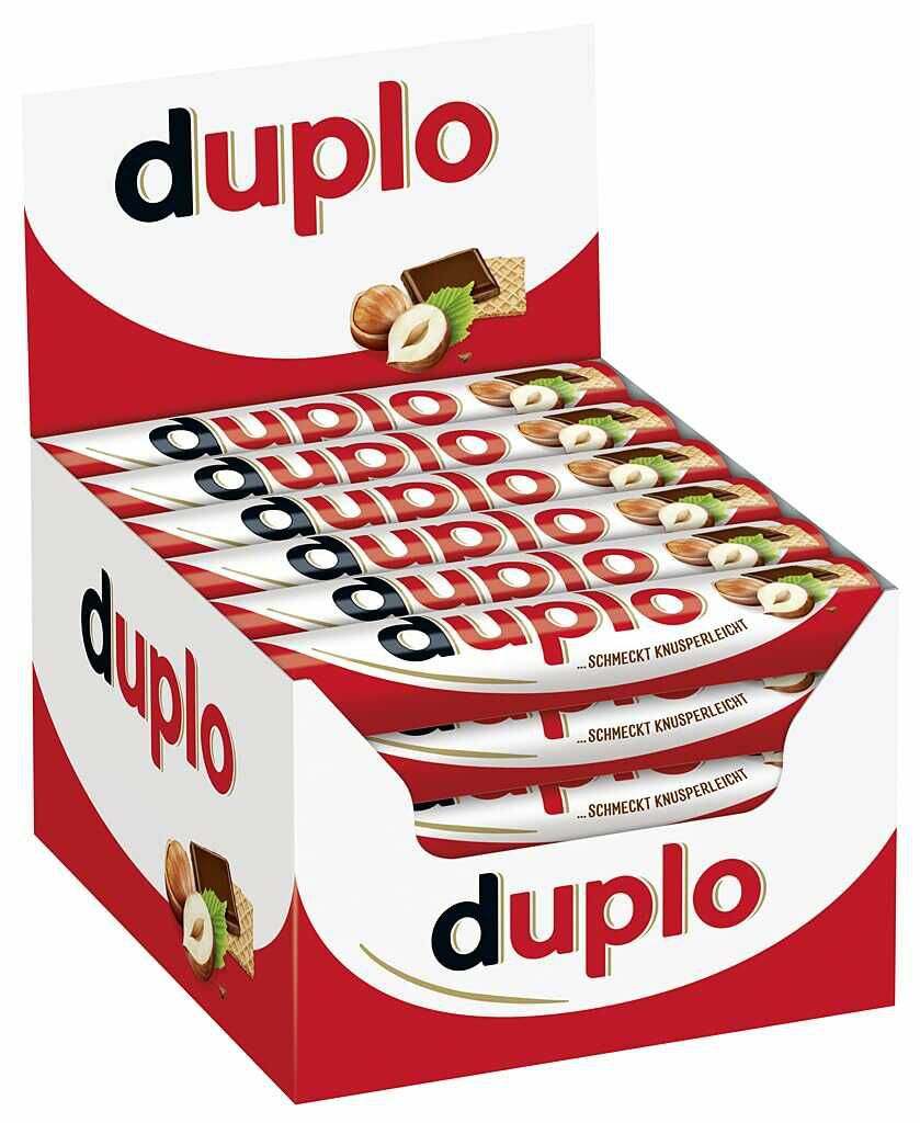 Ferrero duplo 1 Packung mit je 40 Einzelriegeln (40 x 18,2 g) 12,99€ statt  22€