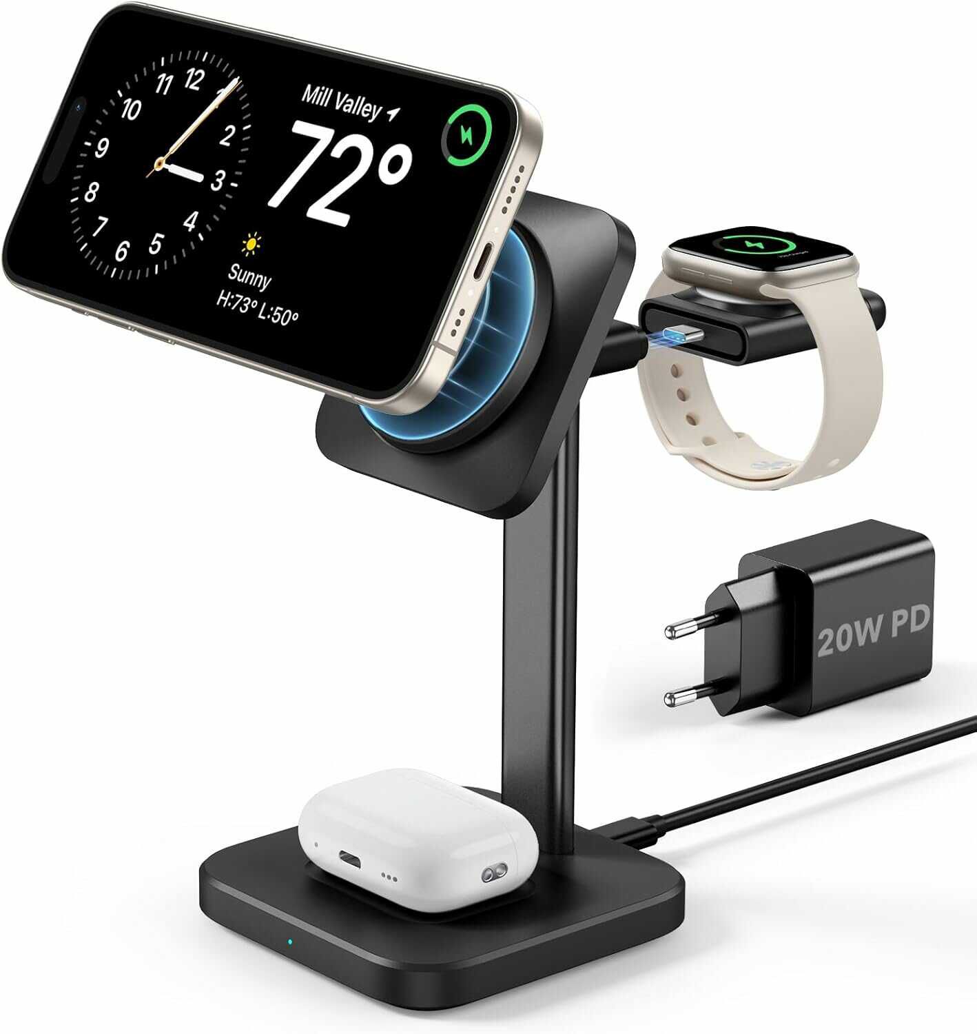 ESR 3 in 1 Ladestation für MagSafe 29,67€ statt 55,99€ (an der Kasse)