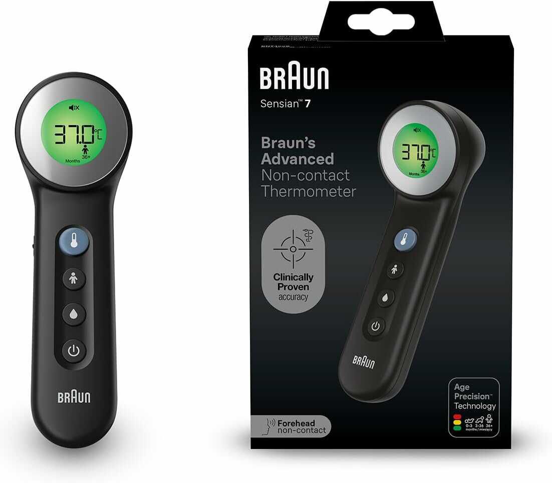 Braun Sensian 7 Kontaktloses Stirnthermometer 25,99€ statt 31€