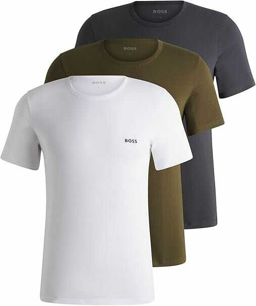 BOSS Herren T Shirts im 3er Pack | 100% Baumwolle | M XXL  20,60€ statt  27€