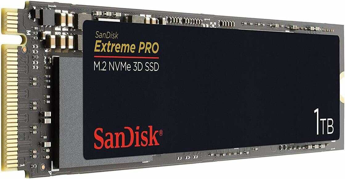 SanDisk Extreme Pro SSD   1TB M.2 2280 NVMe DRAM 54,99€ statt  127,79€