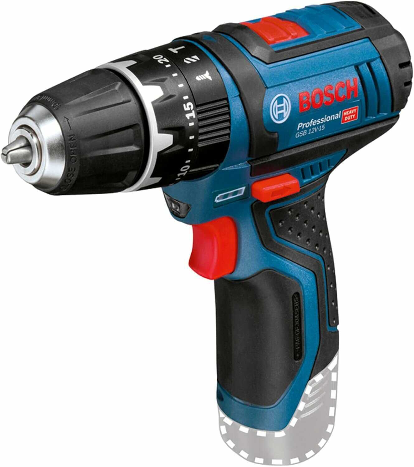 Bosch Professional 12V System Akku Schlagbohrschrauber GSB 12V 15 63,69€ statt 74,54€