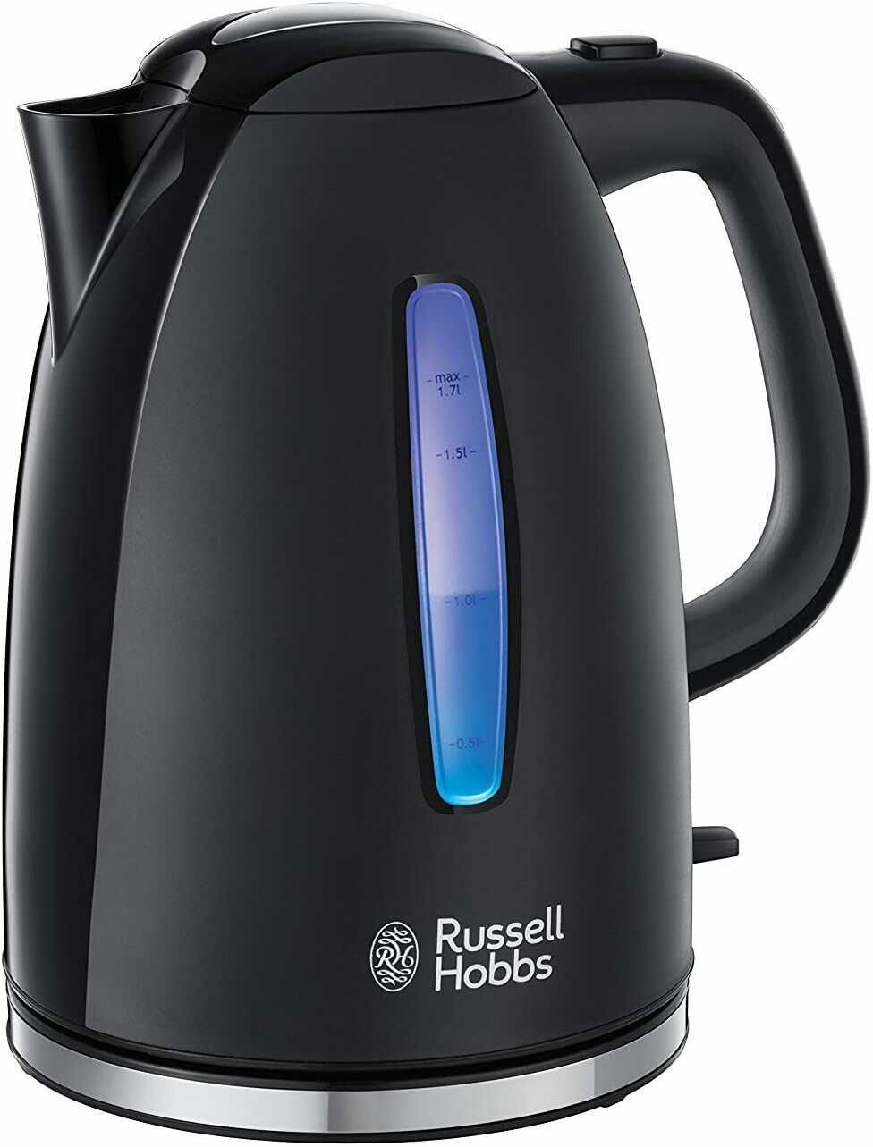 Russell Hobbs Wasserkocher [1,7l, 2400W, blaue LED Beleuchtung]   Für 19,99€ PVG 25,61€