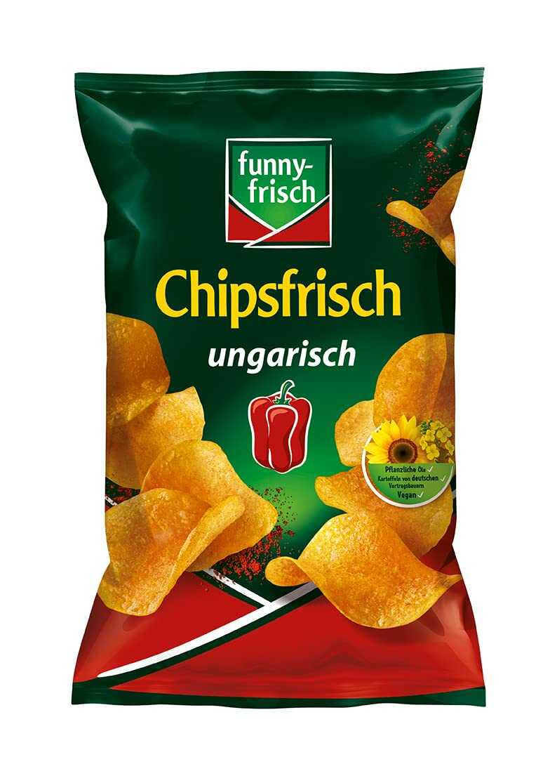 funny frisch Chipsfrisch Geschmack ungarisch 150g 1,07€  statt 1,99€