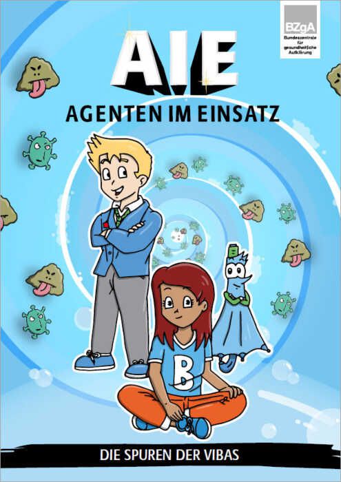 kostenloses Comic zum Thema Hygiene „Agenten im Einsatz“