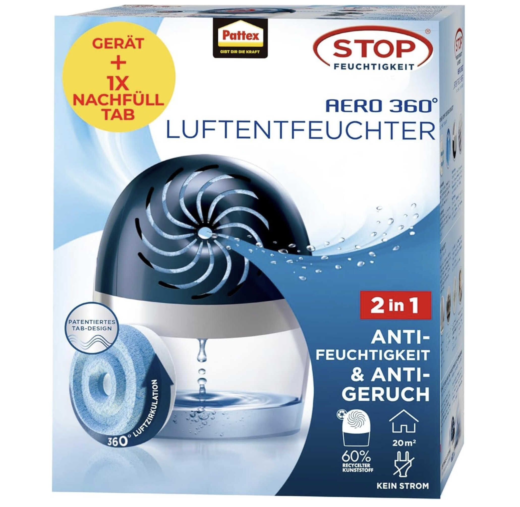 Pattex AERO 360º Luftentfeuchter ab 6,29€ statt 10,24€