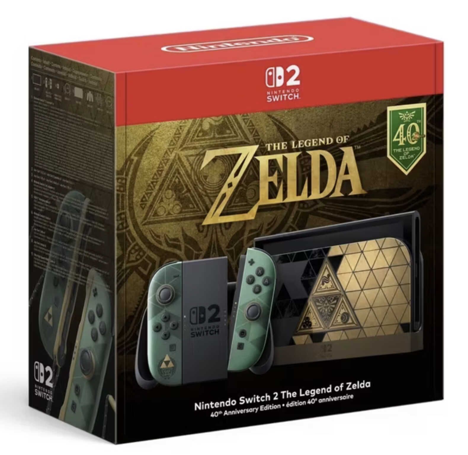 Nintendo Switch 2 Konsole The Legend of Zelda Edition für 519,99€ Nintendo Switch 2 Konsole The Legend of Zelda Edition für 519,99€