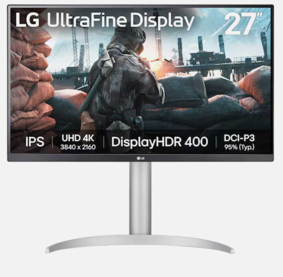 LG 27UP650 W 27 Zoll 4K Ultra HD Monitor   249€ statt 455,88€