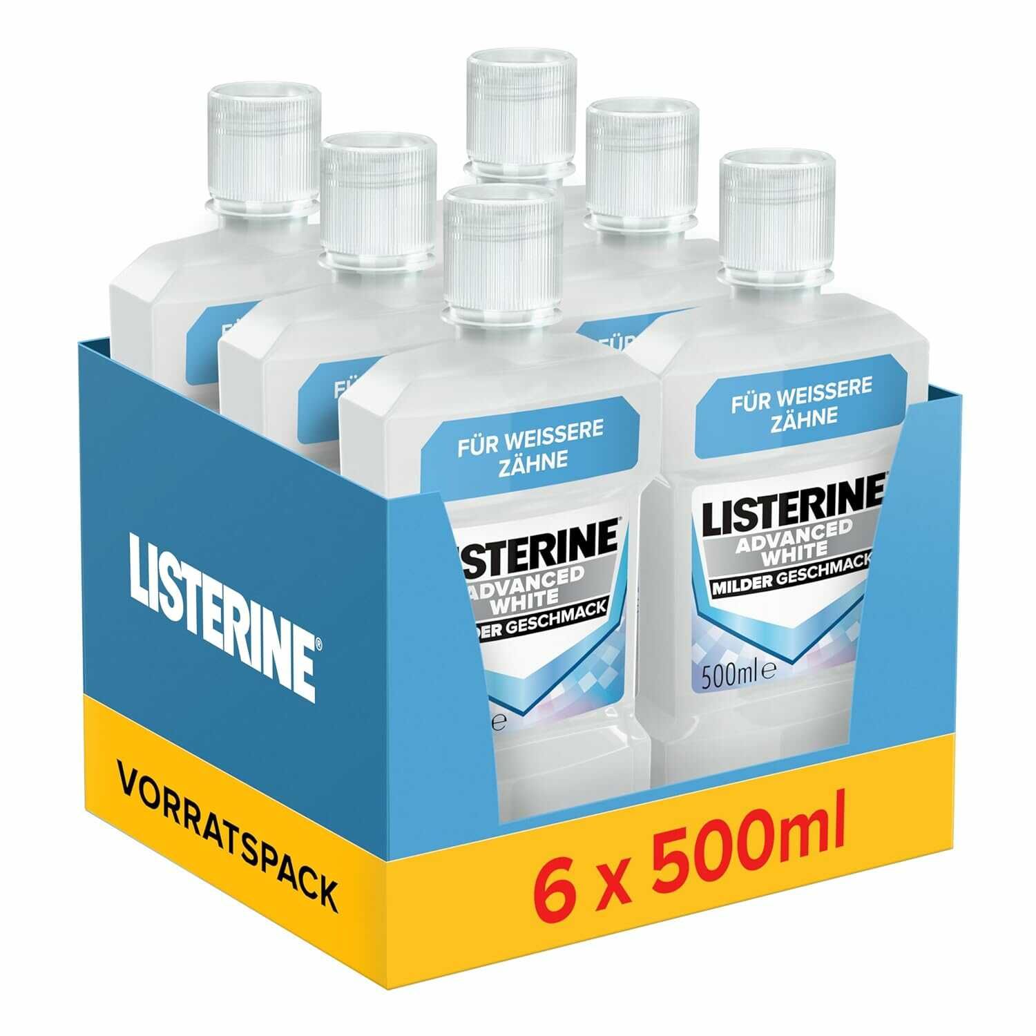 Listerine Advanced White(Prime Spar Abo+ personalisierter Coupon) 11,75€ statt 23,94€