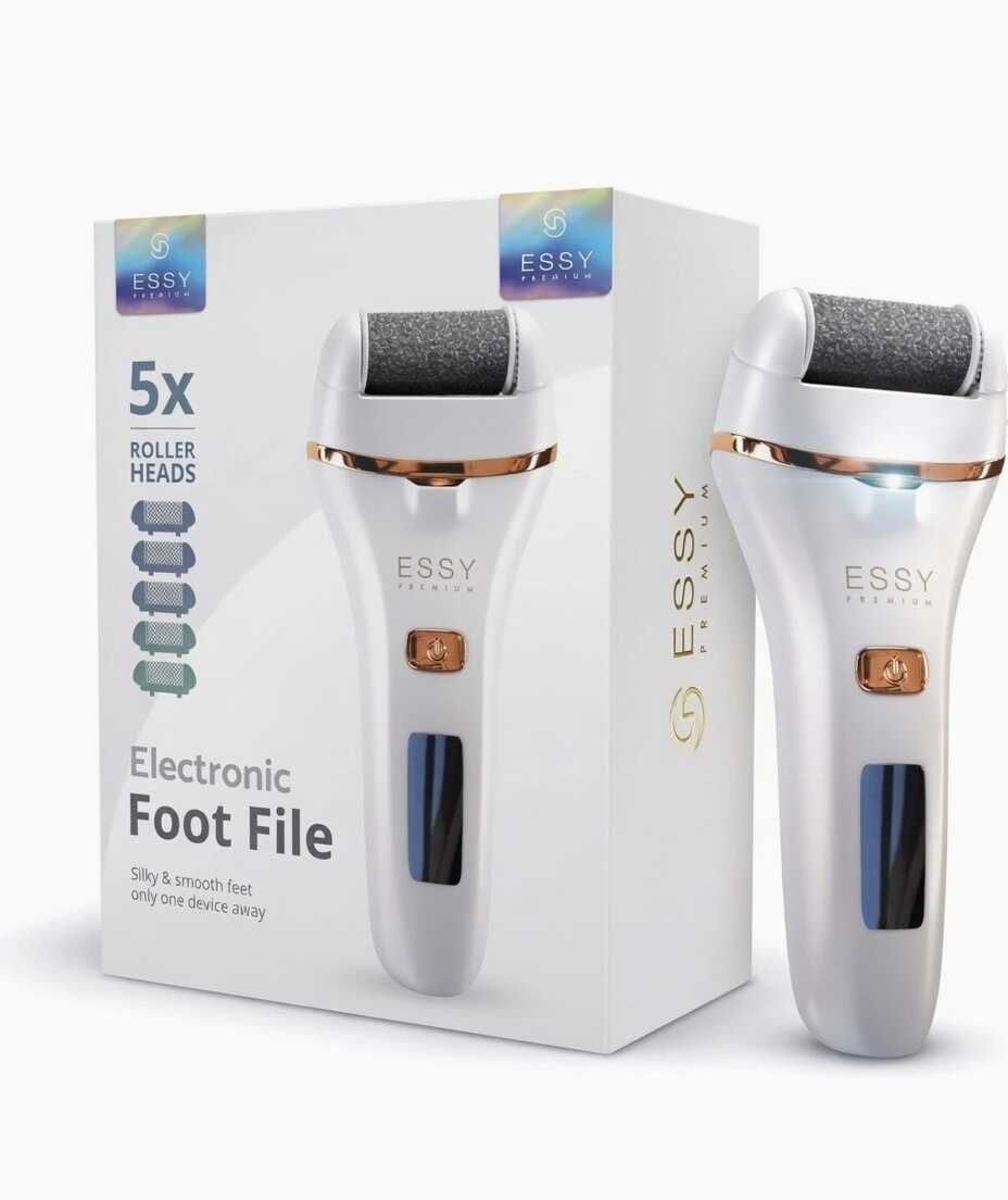 ESSY Elektrische Hornhautfeile mit 5 Ersatzrollen für 27,07€ statt 42€ bei eBay