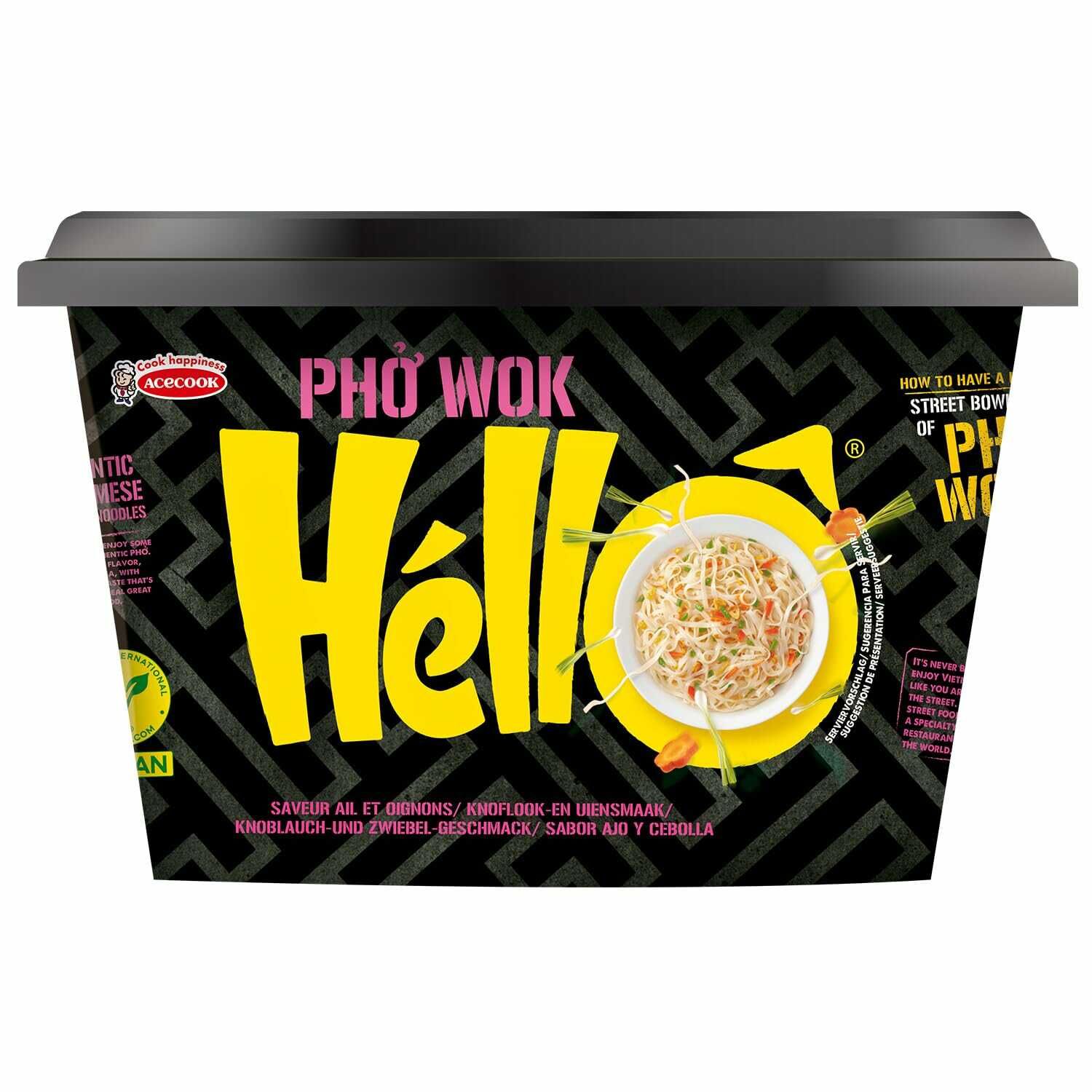 HELLO PHO WOK Instantreisnudeln, Knoblauch, Zwiebel - 1 x 76 g 1,70€ statt 2,49€ HELLO PHO WOK Instantreisnudeln, Knoblauch, Zwiebel 1 x 76 g 1,70€ statt 2,49€