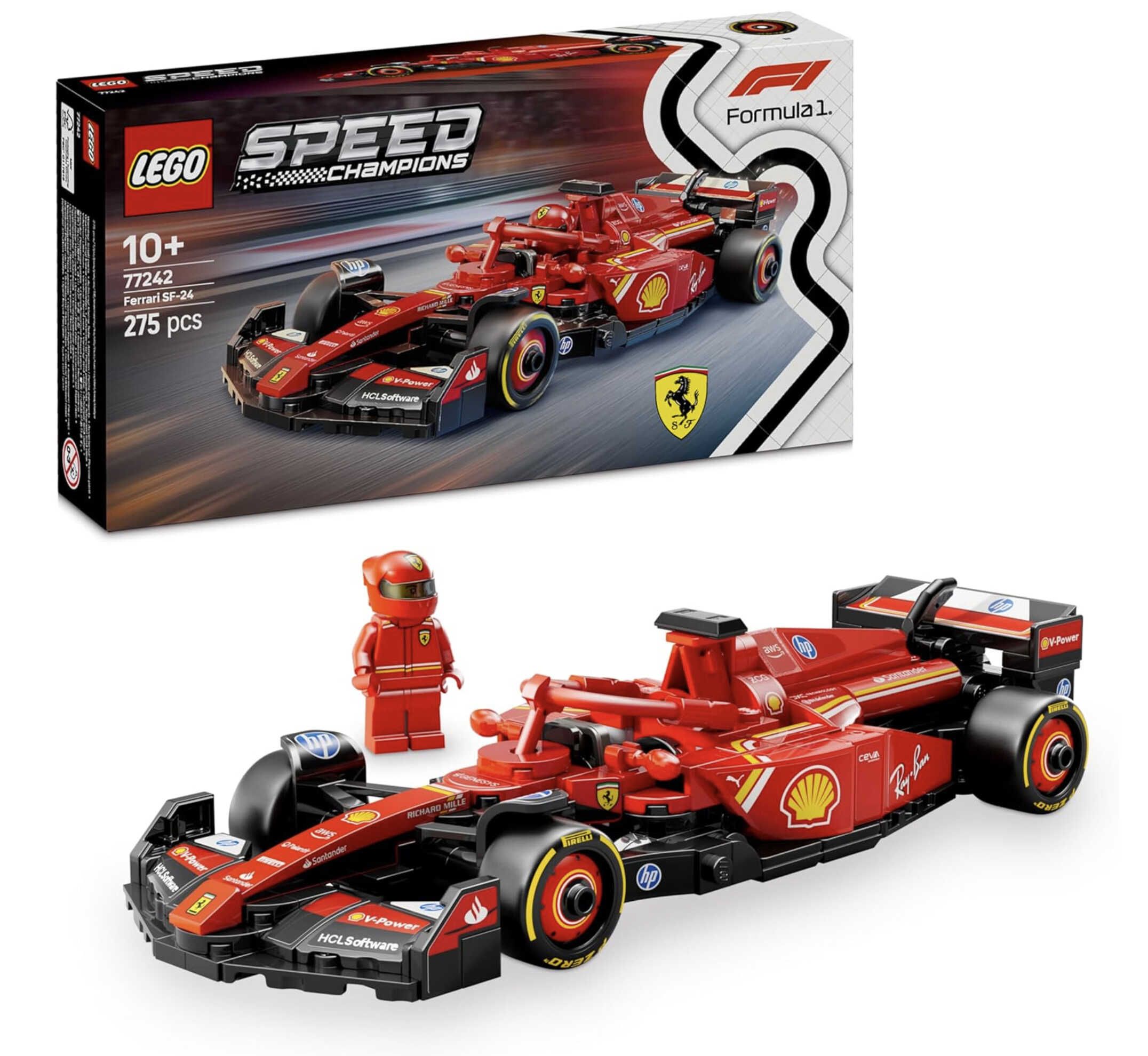 LEGO Speed Champions - Ferrari SF-24 F1 Rennauto (77242) für 16,99€ statt 19,79€ LEGO Speed Champions Ferrari SF 24 F1 Rennauto (77242) für 16,99€ statt 19,79€