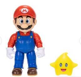Super Mario Galaxy Movie Figur 12,7cm bei Amazon Prime