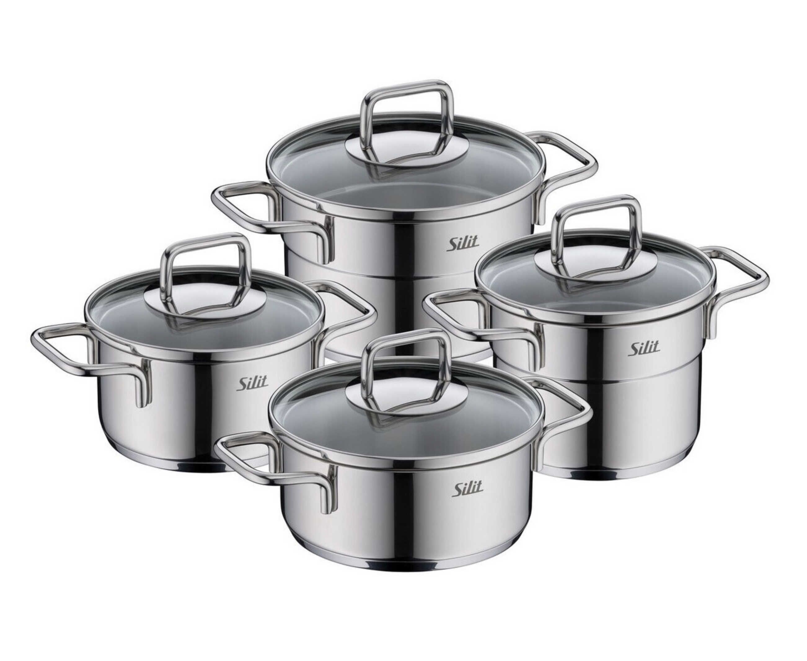 Silit Extra Cook Topf-Set Edelstahl 18/10 Universalboden 8-tlg. ab 48,74€ statt 60,94€ Silit Extra Cook Topf Set Edelstahl 18/10 Universalboden 8 tlg. ab 48,74€ statt 60,94€