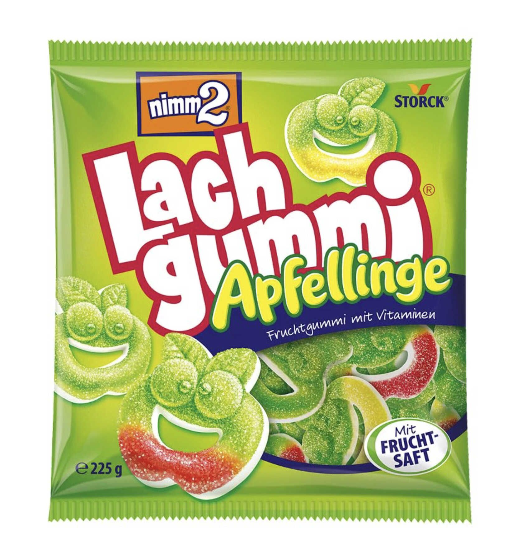 nimm2 Lachgummi Apfellinge, saure Fruchtgummis mit Apfelsaft ab 0,99€ statt 1,49€ nimm2 Lachgummi Apfellinge, saure Fruchtgummis mit Apfelsaft ab 0,99€ statt 1,49€