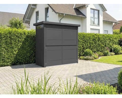 Grillhaus Konsta mit aufklappbarer Frontseite 230 x 113 x 222 cm anthrazit für 999€ (statt 1499€)