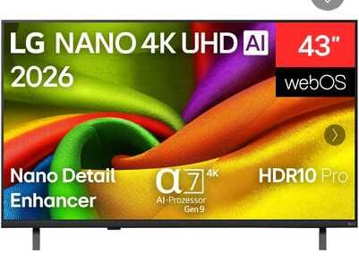 LG 43NU850B6LA 43 Zoll NANO 4K UHD Smart TV 215€ statt 299€ LG 43NU850B6LA 43 Zoll NANO 4K UHD Smart TV 215€ statt 299€