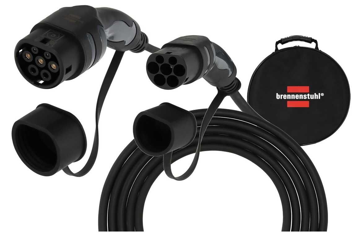 Brennenstuhl EV Typ 2 Ladekabel 22kW, 7m - 149€ statt 205,47€ Brennenstuhl EV Typ 2 Ladekabel 22kW, 7m 149€ statt 205,47€
