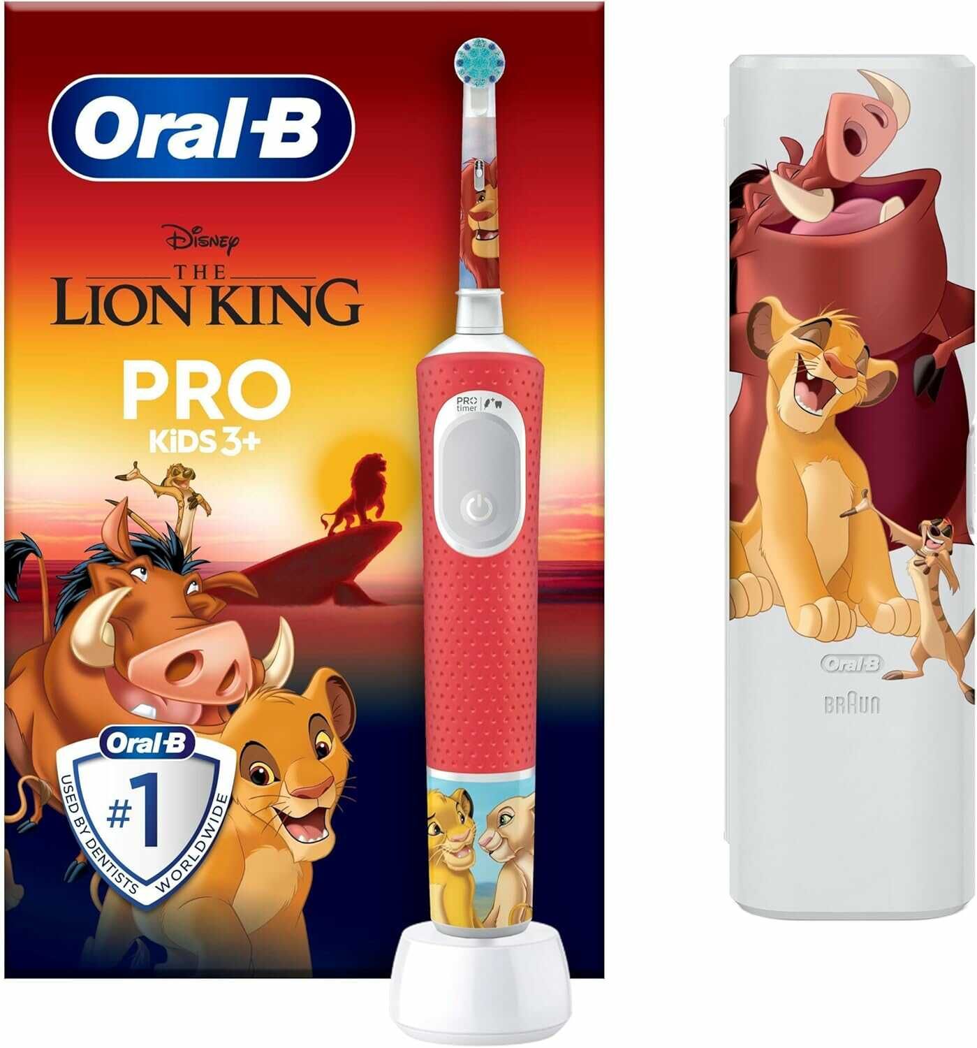 Oral B Pro Kids König der Löwen Elektrische Zahnbürste +5€ Cashback  16,99€ statt 22,60€