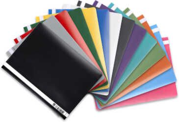 Oxford Schnellhefter A4 aus Kunststoff, farbig sortiert, 14 Stück für 5,85€ statt 6,88€