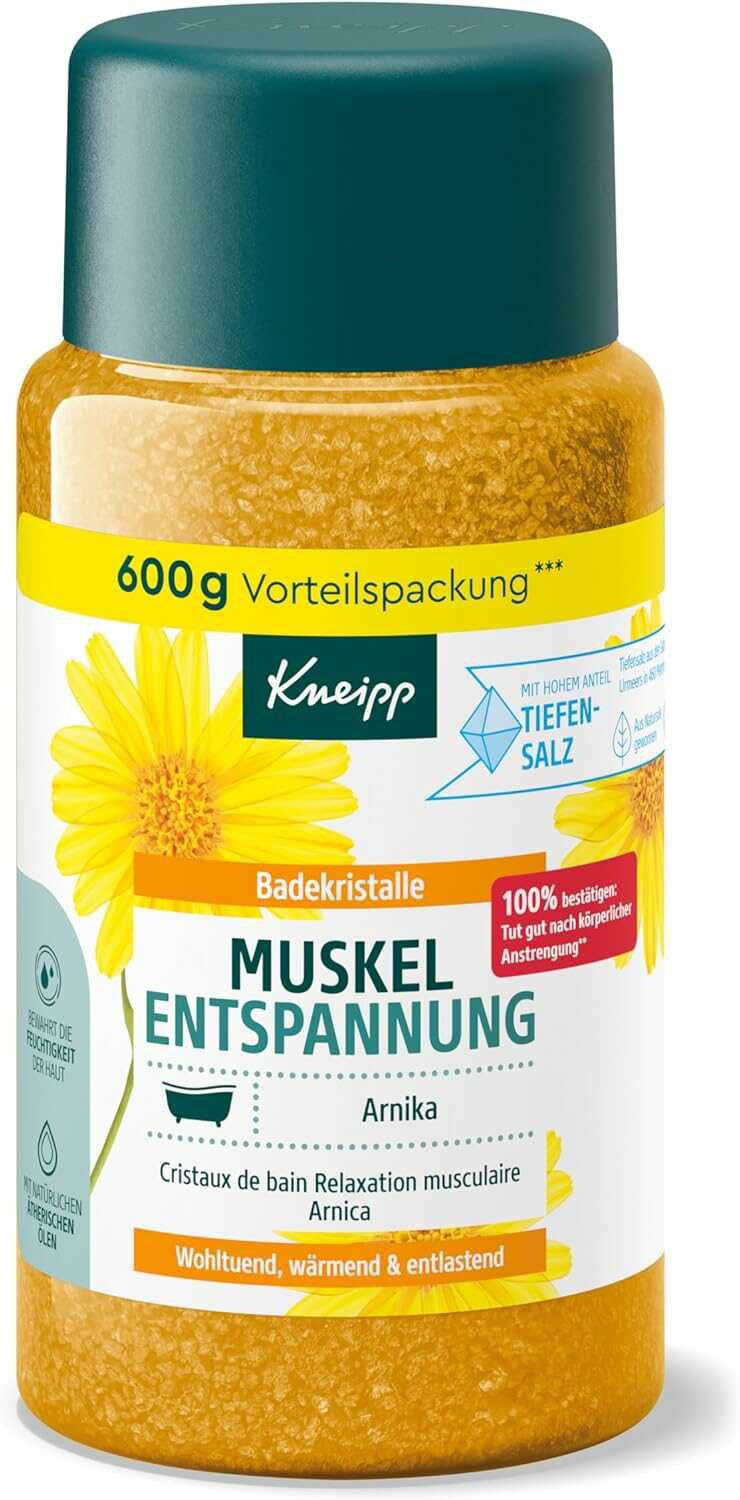 Kneipp Badekristalle Muskel Entspannung   Badezusatz mit wertvollem Extrakt der Arnika  Für 3,73€ PVG 5,99€