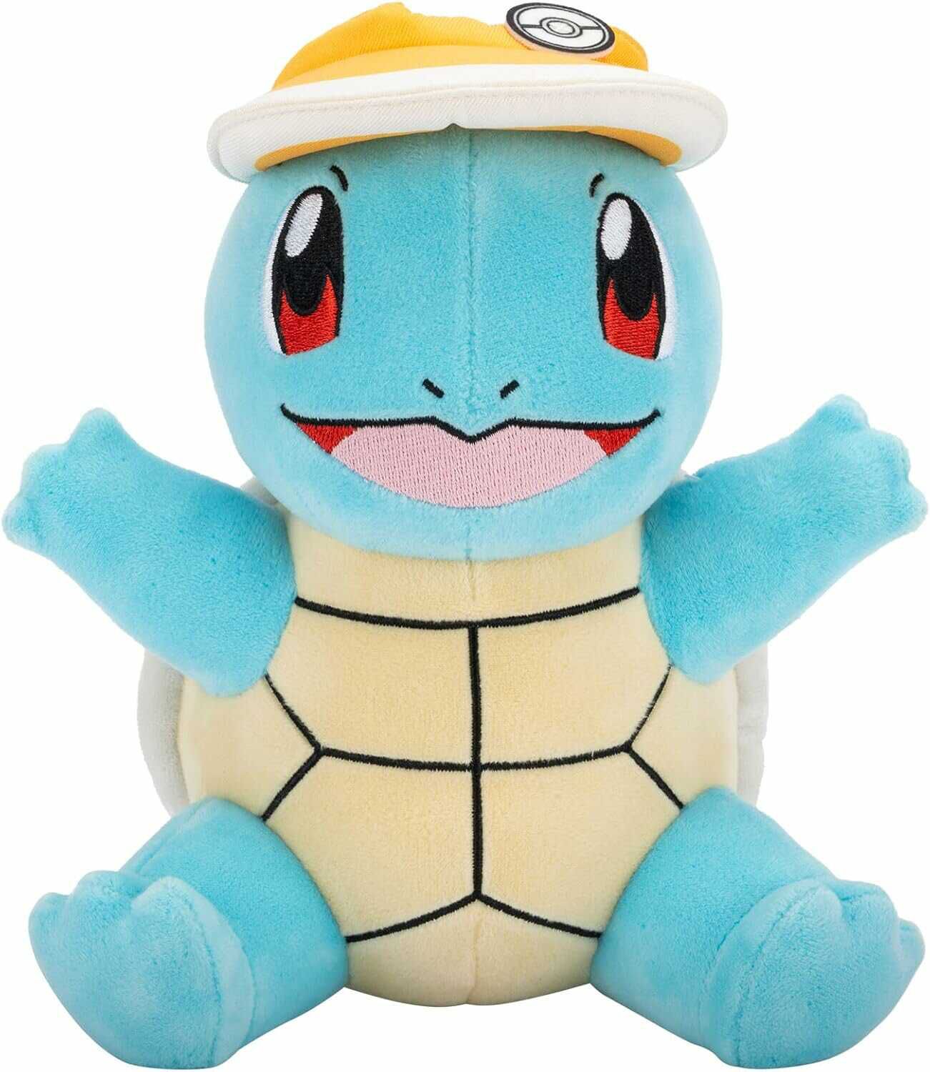 Pokémon Schiggy mit Sonnenvisier Kuscheltier, 20 cm 12,90€ statt 16,99€