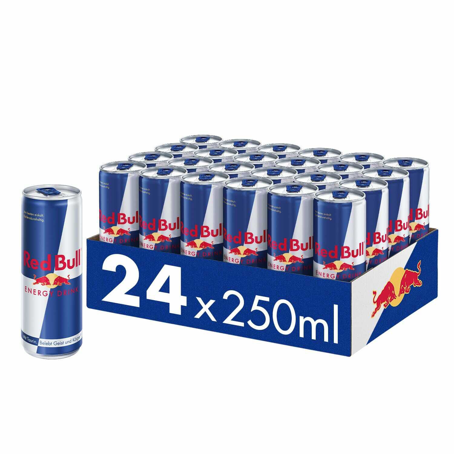 Red Bull Energy Drink   24er Palette Dose (24 x 250 ml) 17,95€ statt 30,96€ (im Sparabo)