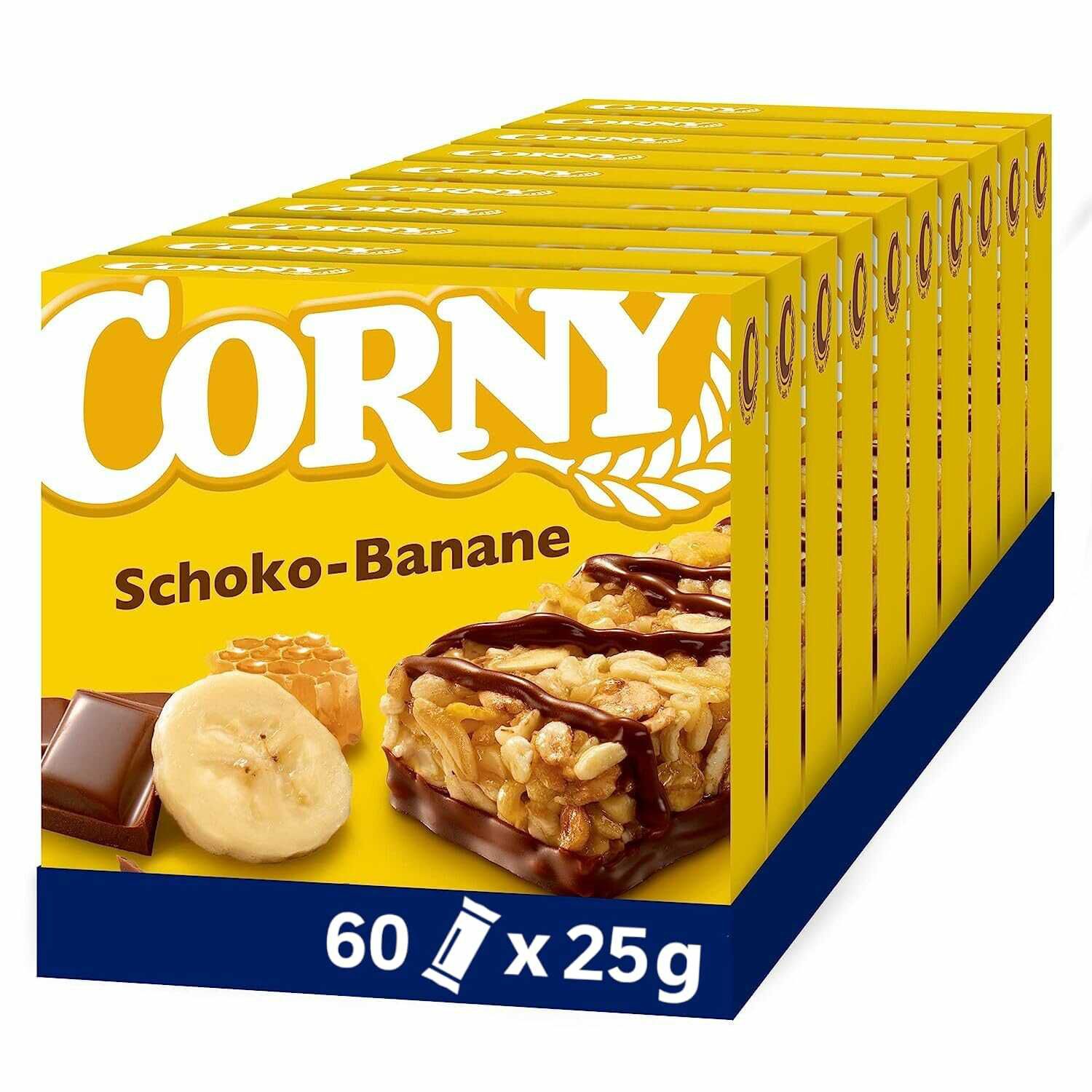 60x Corny Classic Schoko Banane Müsliriegel für 11,88€ statt 14,32€