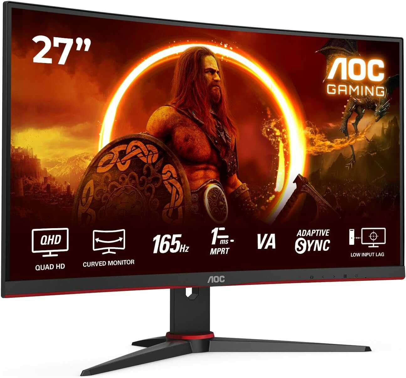 AOC Gaming CQ27G2SE   27 Zoll QHD Curved Monitor 159€ statt  184,52€