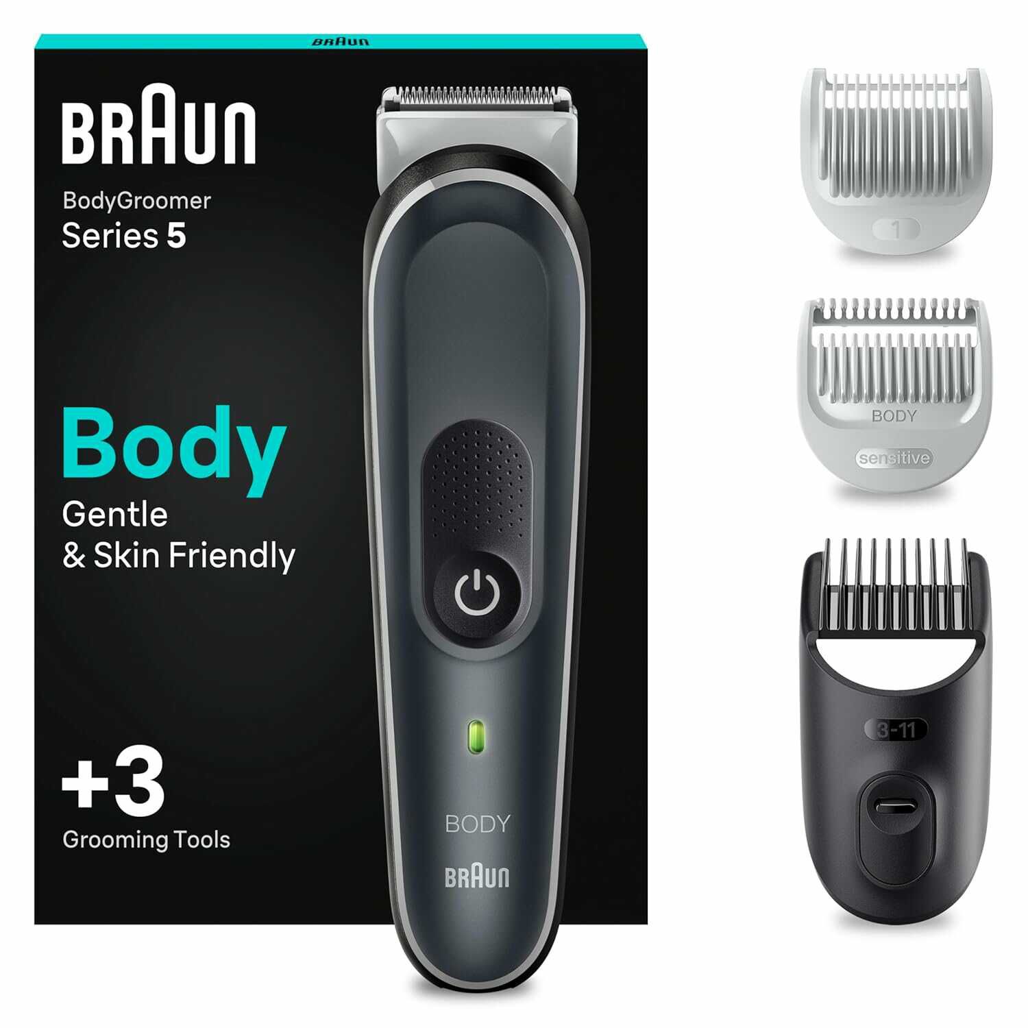 Braun Series 5 Bodygroomer / Intimrasierer Mann, Körperpflege  und Haarentfernung   Für 36,99€ PVG 45,38€