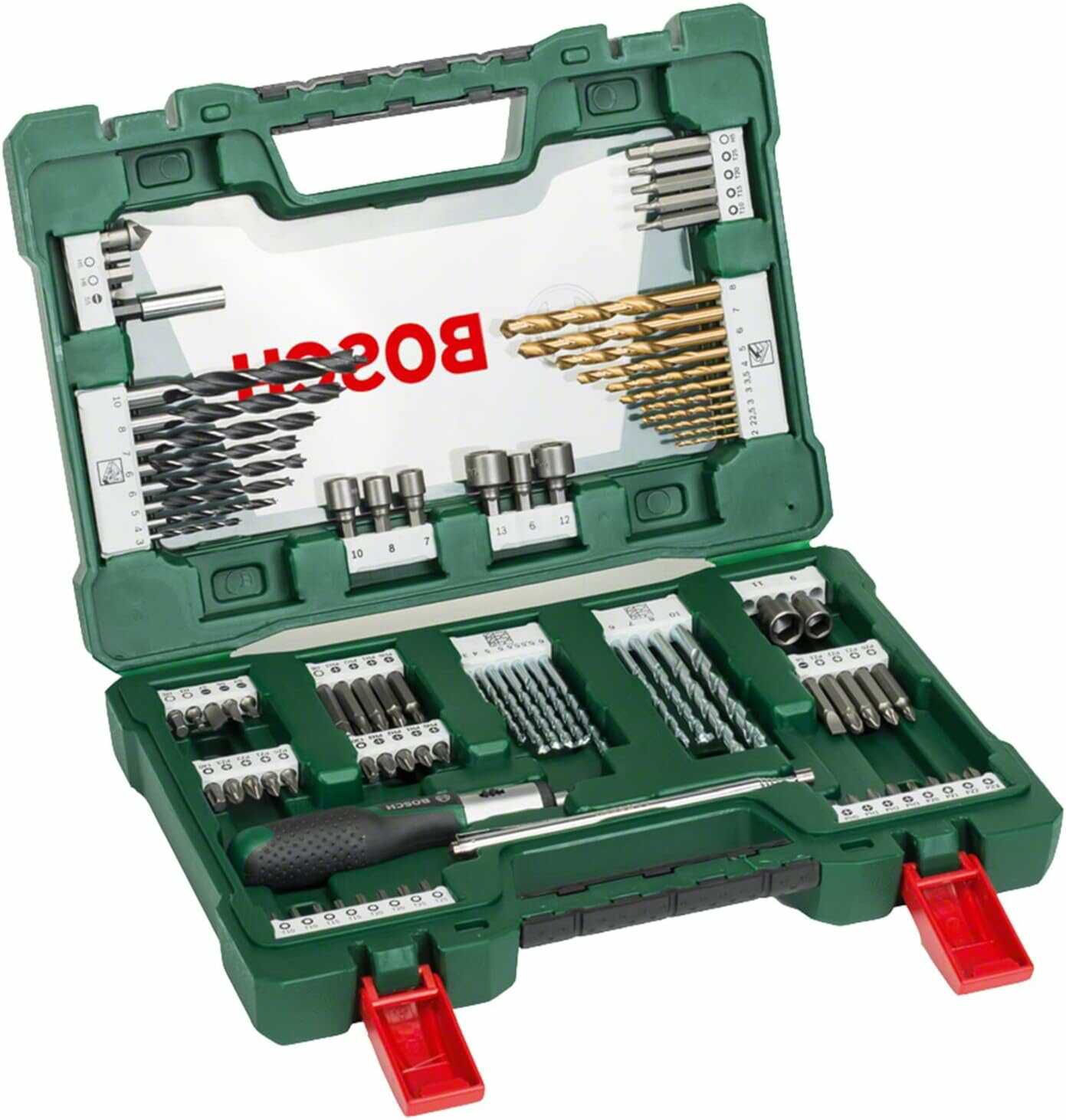 Bosch 91tlg. Titanium-Bohrer- und Bit Set V-Line 28,29€ statt 49€ Bosch 91tlg. Titanium Bohrer und Bit Set V Line 28,29€ statt 49€
