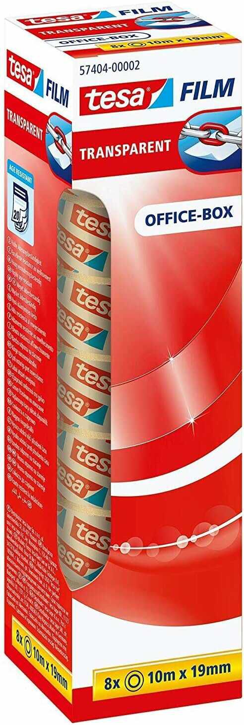 tesafilm transparent mit starker Haftung 10 m x 19 mm – 8er Pack 2,99€  statt 7,49€