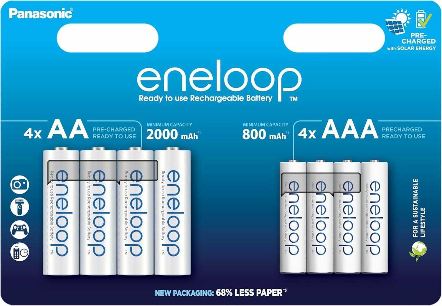 8x Eneloop Akkus 16,35€ statt  26,44€