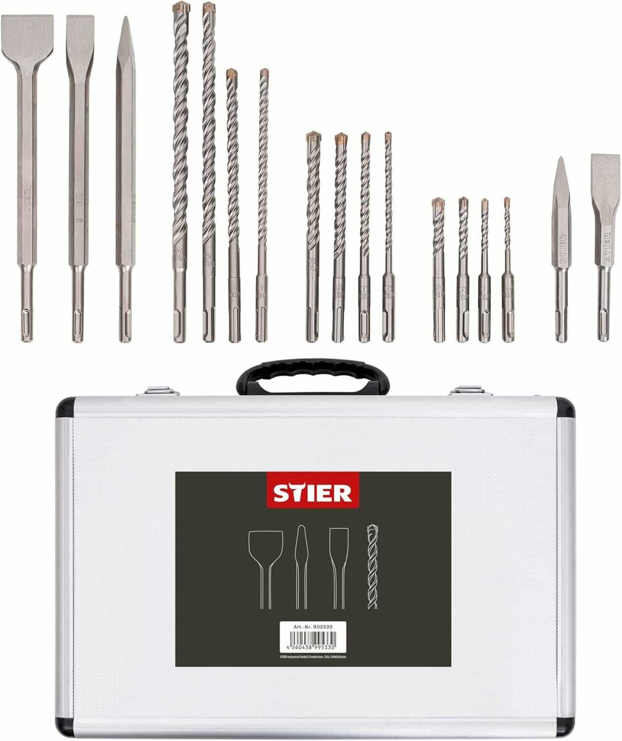 STIER SDS Plus Bohrer  und Meißelsatz 24,62€ statt  33,93€