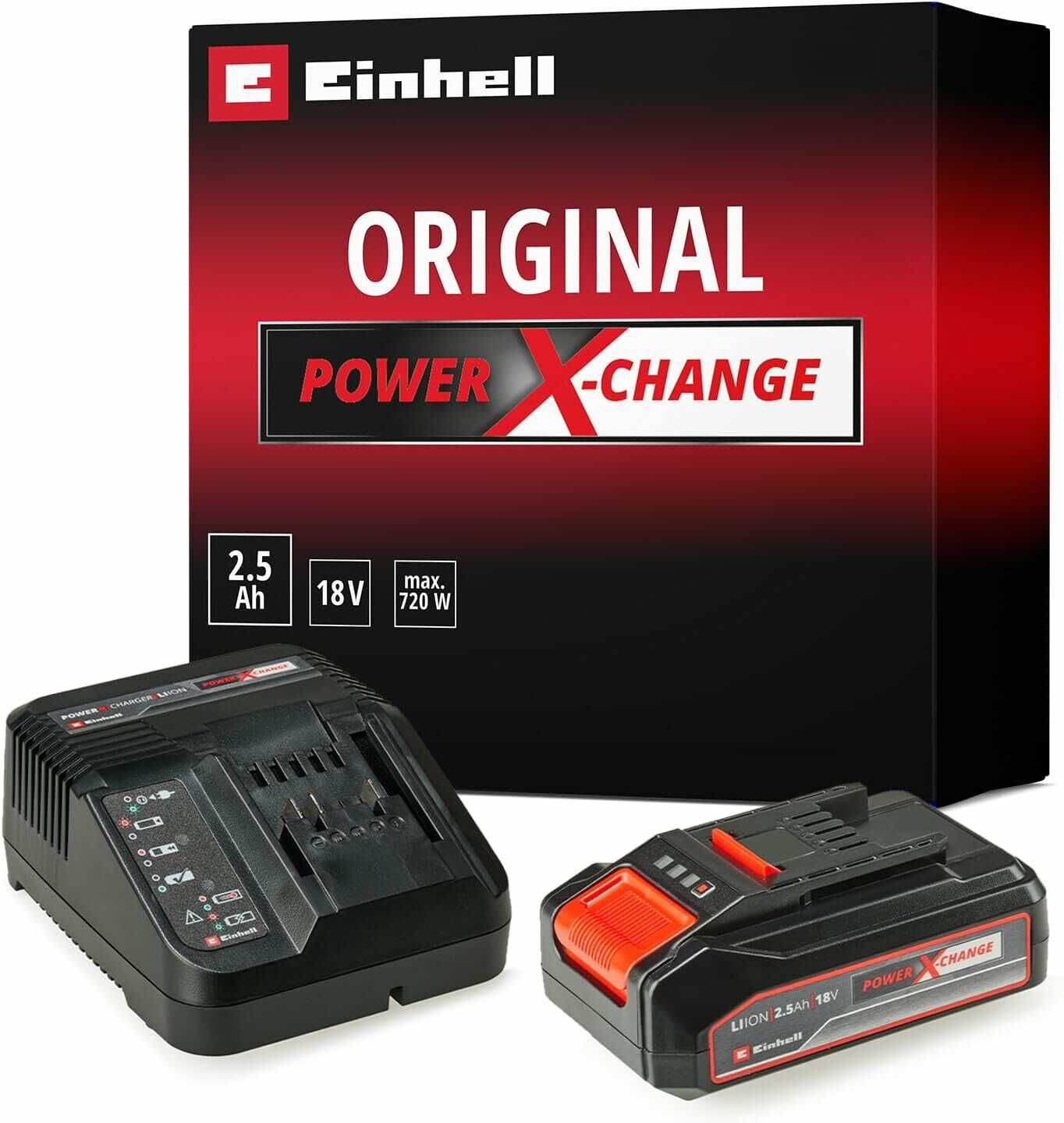 Original Einhell Starter Kit 2,5 Ah Akku und Ladegerät 14,99€ statt  20,99€